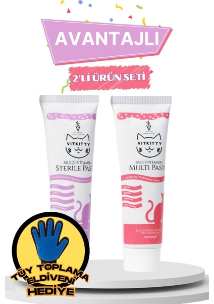 Multivitamin Malt Macun Seti ( Paket Içeriği 100 + 100 gr Malt Macun )