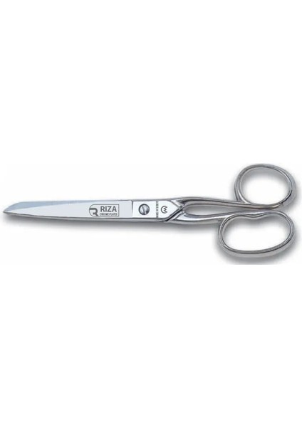 Rıza A4215-7 Ev ve Saya Makası No: 7 Inç / 17,78 cm - Krom Kaplama