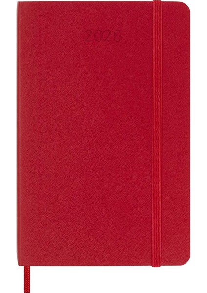2026 12 Ay Günlük Ajanda Cep Boy 9X14 Cm. Yumuşak Kapak Kızıl Kırmızı fiyatları