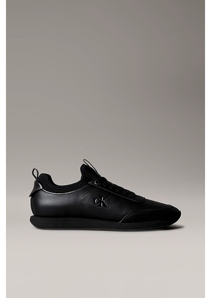 Erkek Retro Koşu Tarzı Sneaker - Siyah fırsatları
