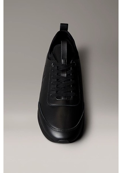 Erkek Retro Koşu Tarzı Sneaker - Siyah indirimleri