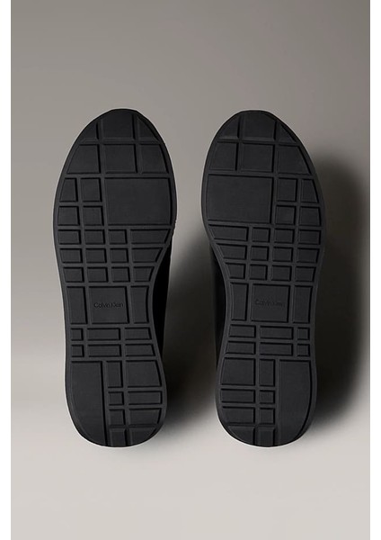 Erkek Retro Koşu Tarzı Sneaker - Siyah