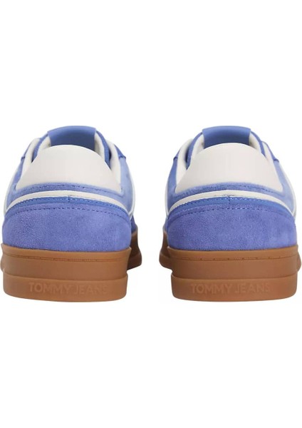 Kadın The Greenwich Kontrast Detaylı Süet Kort Sneaker - Mavi fırsatları