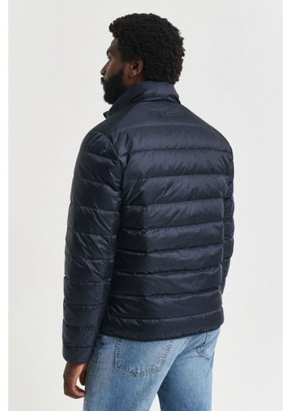 Erkek Regular Fit Dik Yaka Kapitoneli Şişme Mont - Lacivert fiyatları