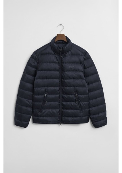 Erkek Regular Fit Dik Yaka Kapitoneli Şişme Mont - Lacivert