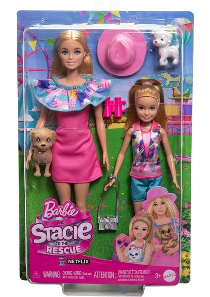 HRM09 Barbie ve Stacie Kız Kardeşler Ikili Set - Barbie & Stacie To The Rescue