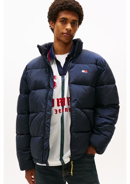 Erkek Tjm Vail Puffer Mont - Lacivert