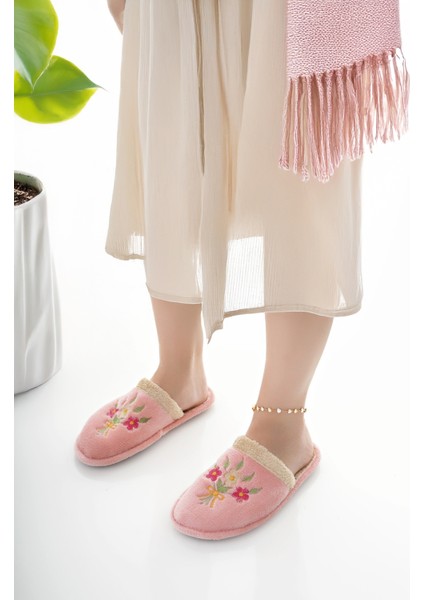 Kadın Ev Terliği Peluş Yıkanabilir Içi Yünlü Kürklü Terlik Misafir Çeyiz Bohça Gelin Terliği fiyatları