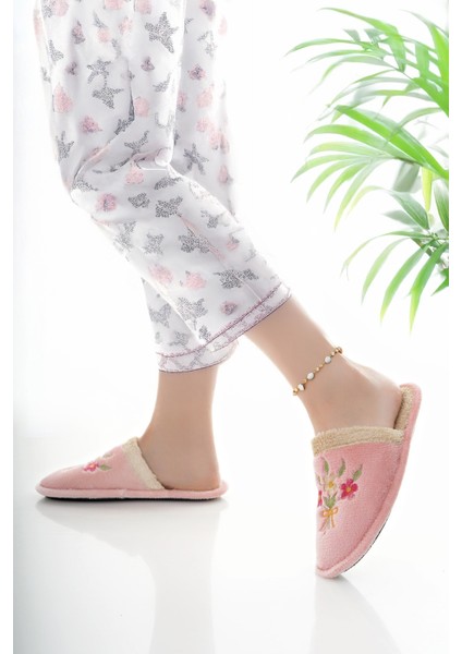 Kadın Ev Terliği Peluş Yıkanabilir Içi Yünlü Kürklü Terlik Misafir Çeyiz Bohça Gelin Terliği modelleri