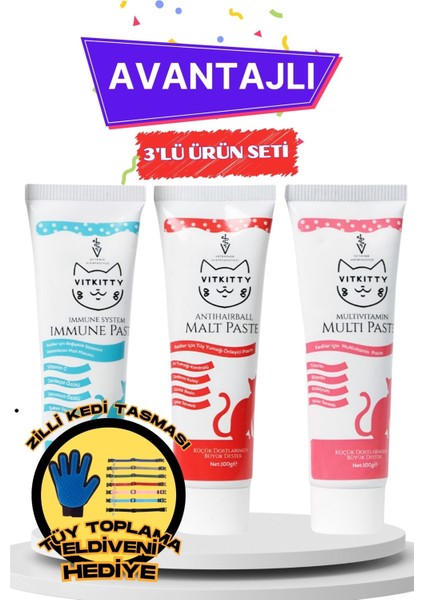 Avantajlı 3'lü Malt Macun Seti
