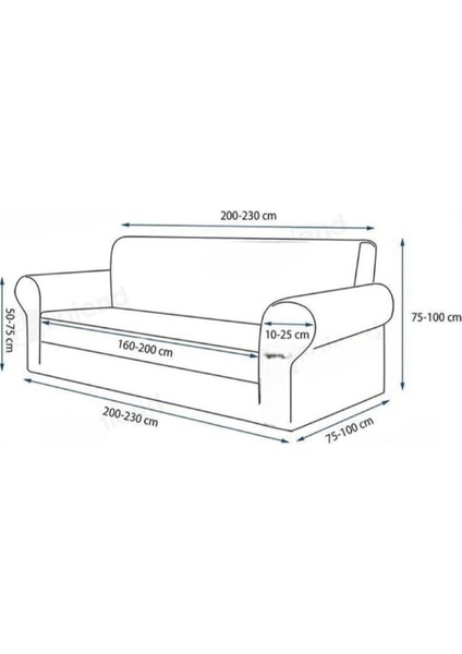 Koltuk Örtüsü Koltuk Kılıfı Jakarlı Esnek ve Lastikli Yıkanabilir 3 Kişilik Çekyat Örtüsü Bir Adet modelleri