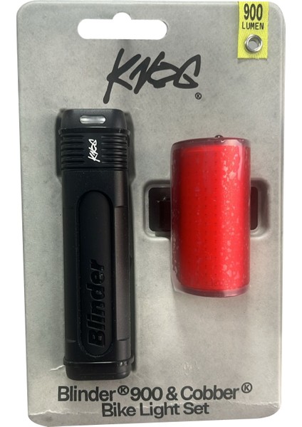 Blınder Cobber 900LM USB Ön+Arka Bisiklet Işık Seti