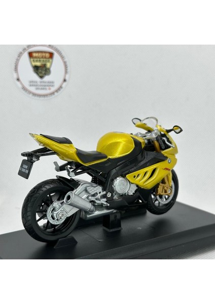 Gold Bmw S1000RR 1:18 Ölçek Diecast Motosiklet Model – Lisanslı Metal Maket Oyuncak & Biblo modelleri
