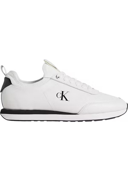 Erkek Retro Koşu Tarzı Sneaker - Beyaz fiyatları