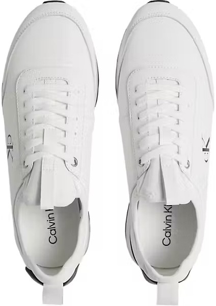 Erkek Retro Koşu Tarzı Sneaker - Beyaz fırsatları