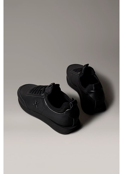 Erkek Retro Koşu Tarzı Sneaker - Siyah fiyatları