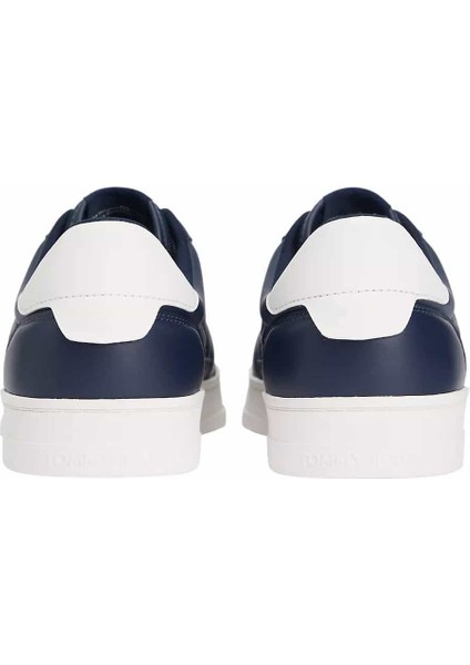 Erkek The Greenwich Logo Patch'li Kort Sneaker - Lacivert fırsatları