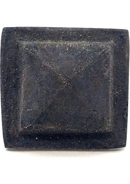 Antika Tarz Dekoratif Pirinç Flanşlı Piramit Kabara - 29 Mm, Oksit