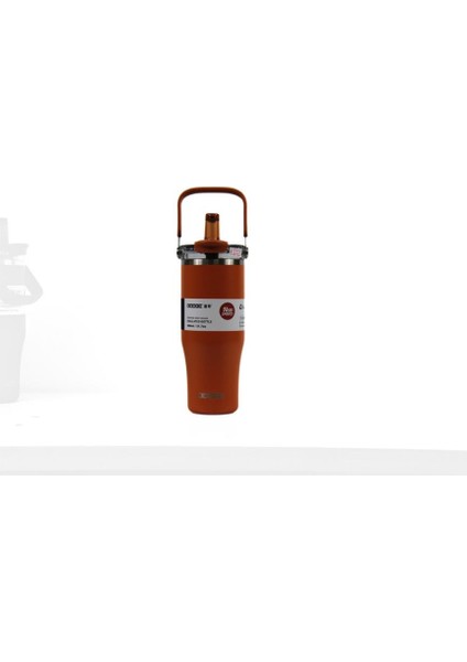 DB-24584 Çift Kullanım Pipetli/rahat Içim 1200ML Çelik Matara
