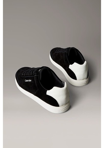 Erkek Cupsole Tabanlı Süet Sneaker - Siyah fiyatları