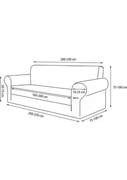 Koltuk Örtüsü Koltuk Kılıfı Jakarlı Esnek ve Lastikli Yıkanabilir 3 Kişilik Çekyat Örtüsü Bir Adet modelleri
