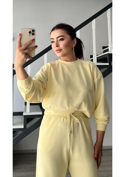 Sarı Modal Sweat-Pantolon Takım fiyatları