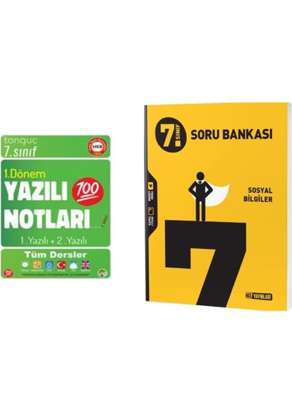 7. Sınıf Yazılı Notları 1. Dönem 1 ve 2. Yazılı ve Hız Yayınları 7. Sınıf Sosyal Bilgiler Soru Bankası