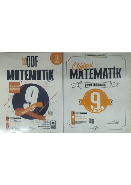 Orijinal Yayınları 9. Sınıf Orijinal Matematik Soru Bankası+ Orjinal Ders Föyü