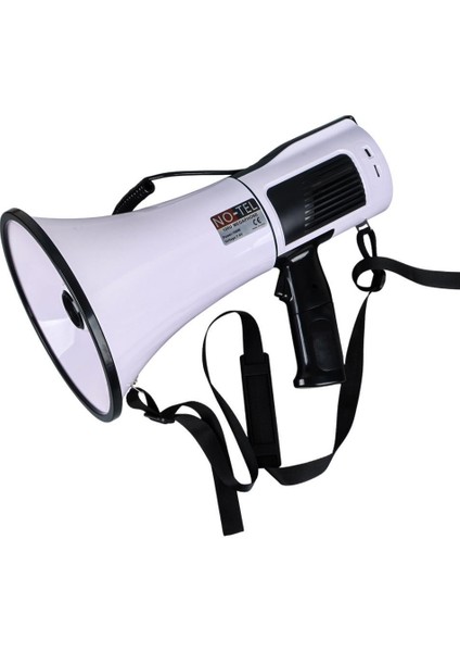 Notel 106U 100 Watt Bluetooth-Usb-Siren-Ses Kayıt Özelikli Dahili Bataryalı Büyük Boy Megafon fiyatları