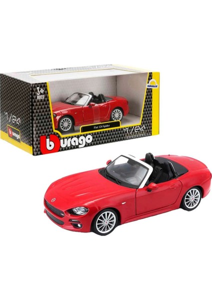 Bburago 1:24 Fiat 124 Spider Model Araba