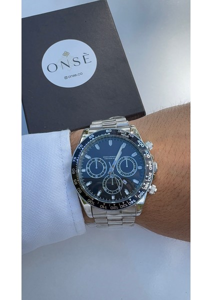 Erkek Çelik Saat Su Geçirmez