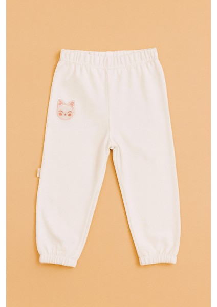 Pamuklu Bebek Beyaz Eşofman Altı fiyatları