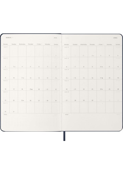 2026 12 Ay Günlük Ajanda L Boy 13X21 Cm. Sert Kapak Safir Mavi modelleri