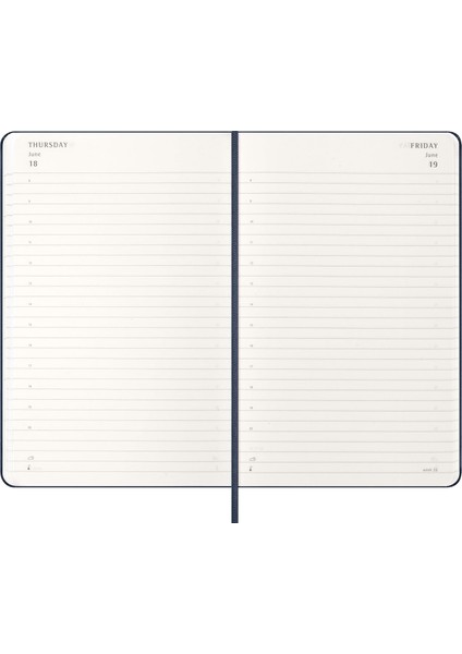 2026 12 Ay Günlük Ajanda L Boy 13X21 Cm. Sert Kapak Safir Mavi fırsatları