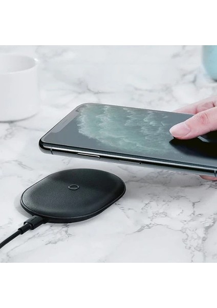 Baseus Cobble 15W Wireless Kablosuz Şarj Cihazı Iphone 12-11XS Max Xr 8-(5775) modelleri