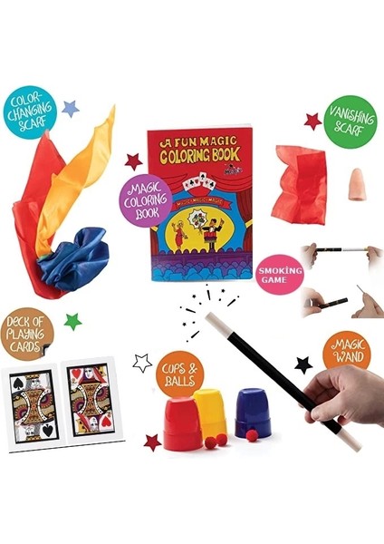 Lüks Illüzyon Seti Sihirbazlık Malzemeleri 9 Parçalık Full Set fiyatları