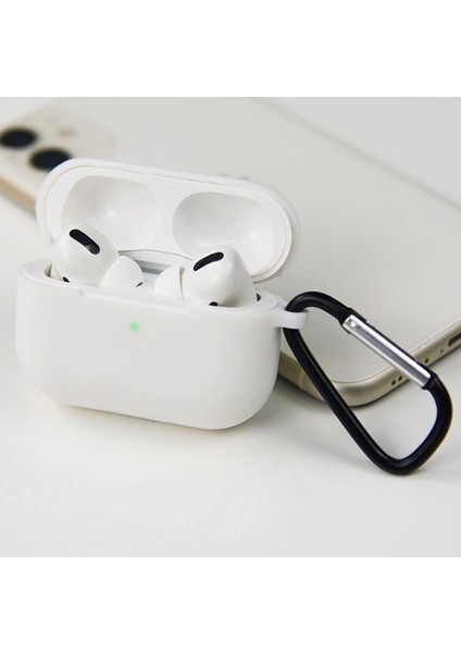 Ally Apple Airpods Pro Ince Slim Silikon KILIF+ANAHTARLIK-(5775) modelleri