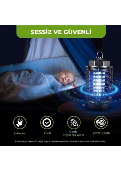 Böcek Kapanı/ Uçan Böcekleri Yok Eder / Sinek / Sivrisinek / Güve/ Prize Takılır / Alan 80M² fırsatları