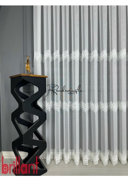 Tül Perde Brillant Marka Bambu Zemin Albert Desen fırsatları
