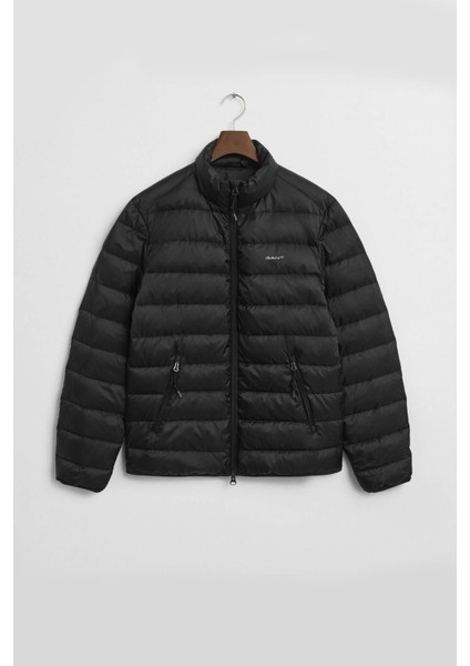 Erkek Regular Fit Dik Yaka Kaz Tüyü Mont - Siyah modelleri