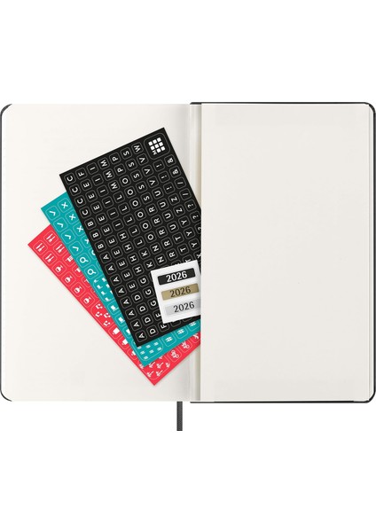 2026 12 Ay Günlük Ajanda L Boy 13X21 Cm. Sert Kapak Siyah modelleri