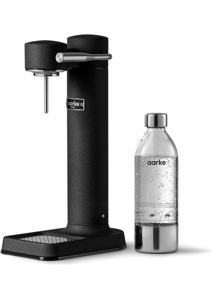 Carbonator 3 Gazlı Içecek Makinesi | Paslanmaz Çelik Soda Makinesi | 800 ml Bpa’sız Şişe Dahil | 60L Co₂ Tüp Uyumlu | Mat Siyah