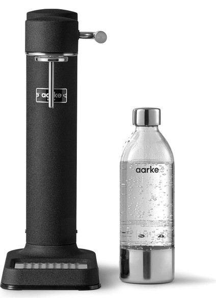 Carbonator 3 Gazlı Içecek Makinesi | Paslanmaz Çelik Soda Makinesi | 800 ml Bpa’sız Şişe Dahil | 60L Co₂ Tüp Uyumlu | Mat Siyah indirimleri