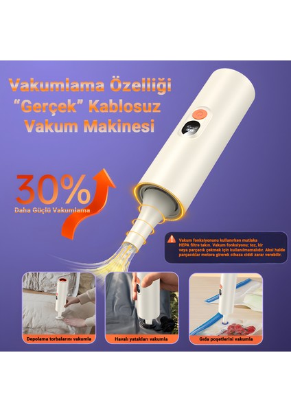 VC030 Kablosuz Şarjlı El Süpürgesi 14000PA Güçlü Emiş, 6000MAH Batarya, Hepa Filtre modelleri