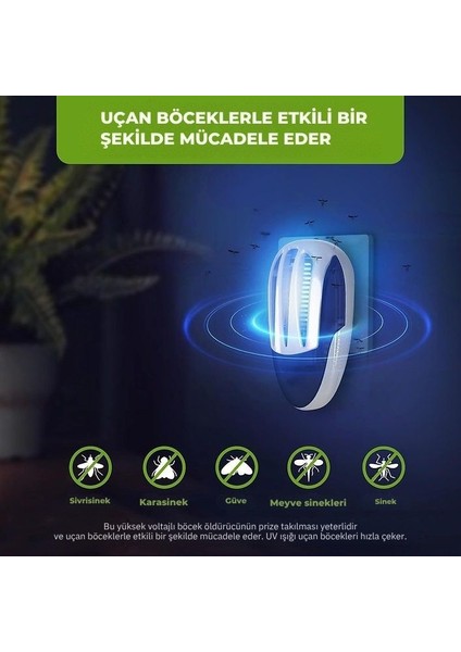 Prize Takılan Uv Işıklı Sinek Kapanı – Sivrisinek, Sinek & Pire Öldürücü