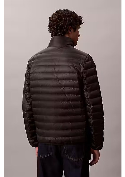 Erkek Regular Fit Kapitone Şişme Mont - Siyah fiyatları