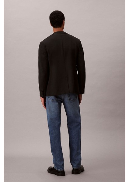 Erkek Düz Kesim Pamuklu 5 Cepli Jean Pantolon - Mavi modelleri