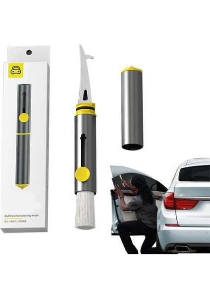 Çok Fonksiyonlu Klima Temizleme Fırçası Lastik Taş Sökücü Kanca ile Cam Kırıcı Çekiç fiyatları