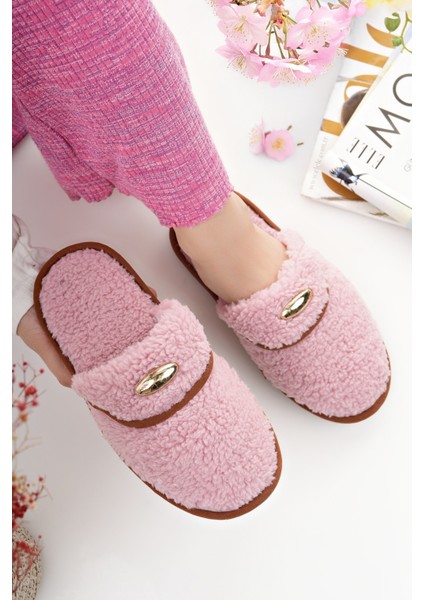 Kadın Ev Terliği Peluş Yıkanabilir Içi Yünlü Kürklü Terlik Misafir Çeyiz Bohça Gelin Terliği fiyatları