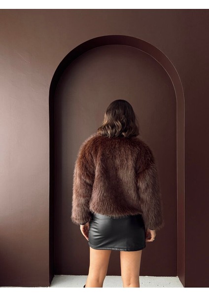 Astarlı ve Kancalı Şık Kürk Mont modelleri